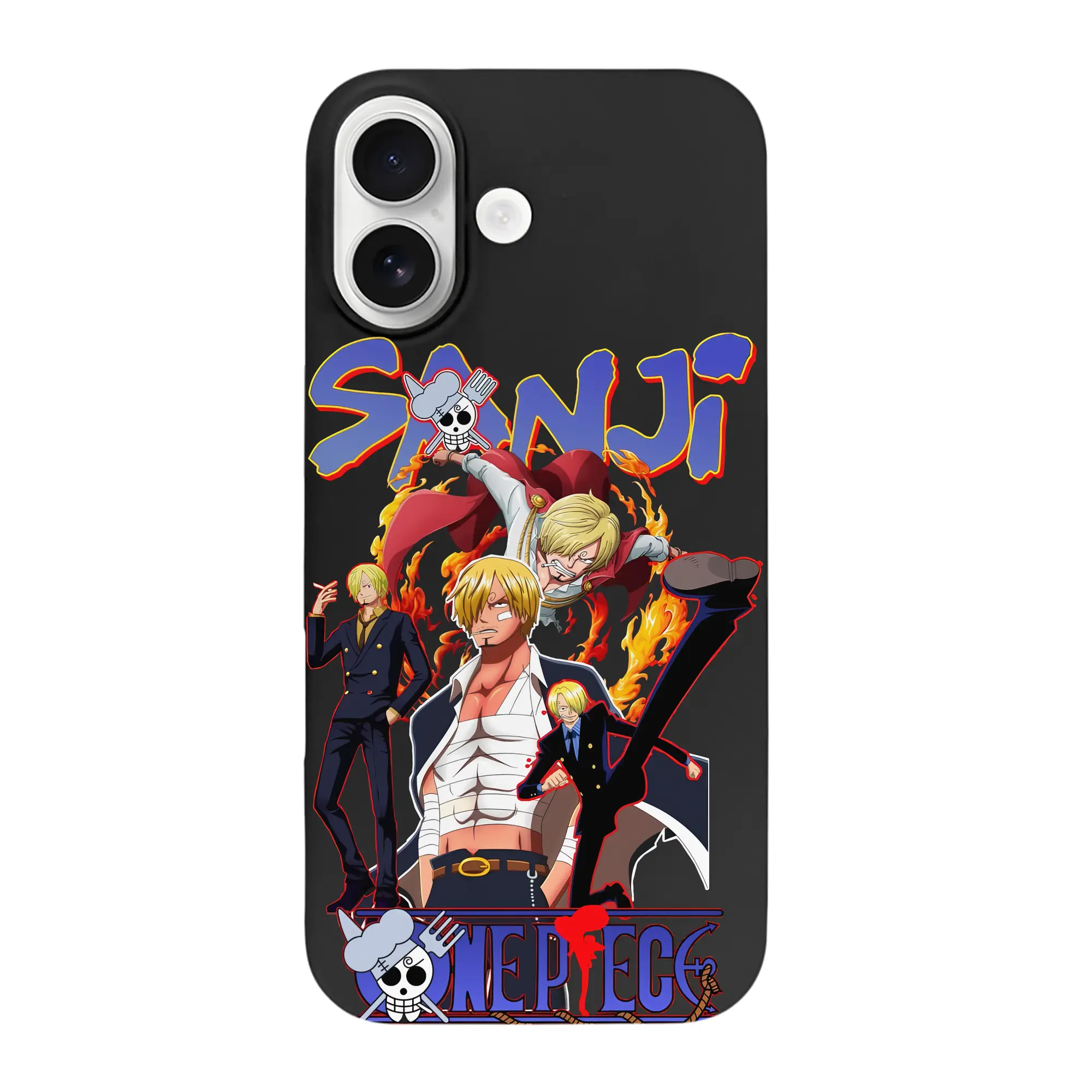 ワンピース グッズ ヴィンスモーク・サンジ - iPhone 17 シリーズ シリコンケース 薄型 耐衝撃 指紋防止 ソフトタッチカバー 精密フィット 傷防止 保護ケース iPhone 17/17 Air/17 Pro/17 Pro Max 対応